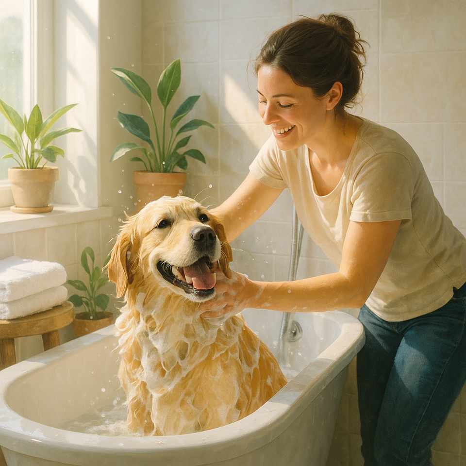 Why Your Dog’s Shampoo Should Be Runny (and Yours Shouldn’t)