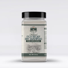 Anti-Itch Dry Powder for Dogs & Cats – Instant Relief for Itchy, Allergy-Prone Skin – Unscented, No Rinse, Deodorizing Formula