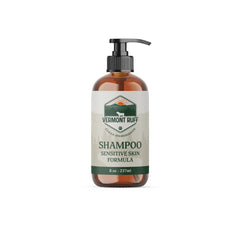 Vermont Ruff Sensitive Skin Dog Shampoo – Natural Castile Formula with Aloe, Jojoba & Vitamin E – Gentle for All Breeds, 8 oz