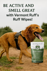 Grooming  Wipe Mitts – Large Cleaning Wipes for Dogs & Cats – Unscented, Gentle on Skin – Cleans Paws, Coat & Face 18ct
