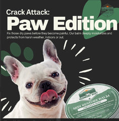 Pet Balm for Dogs – Deep Moisture for Cracked Paws, Noses & Elbows – Fragrance-Free & Water Resistant - 2 oz.