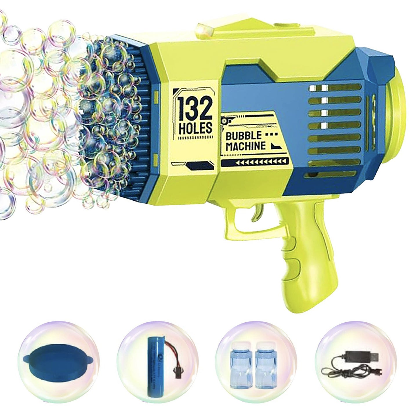 132 Hole Bubble Gun