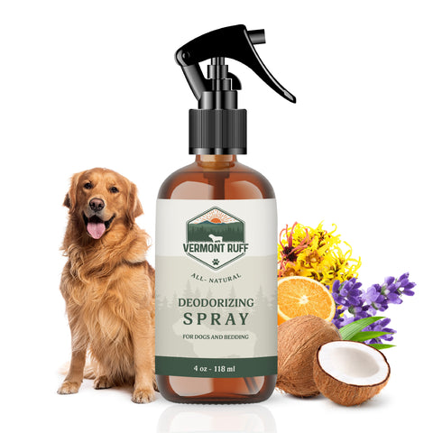 Natural Dog Deodorizing Spray – Pet Safe Instant Odor Control - 8 oz.